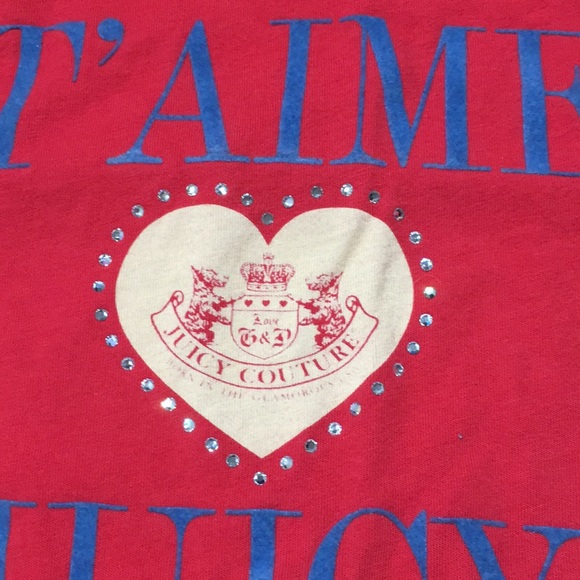 Juicy couture short sleeved tee shirt: red - Picture 4 of 4